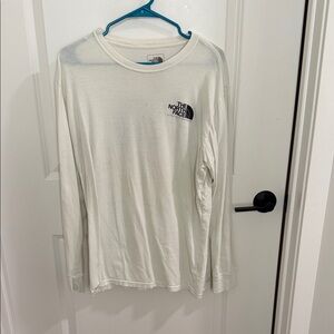 The North Face Cream Long Sleeve Tee